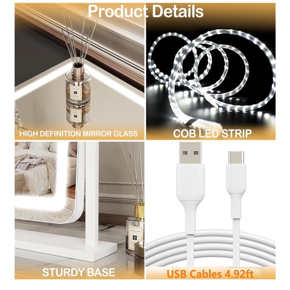 Smart Touch Control LED Mirror - Picture 7 of 8